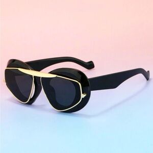 Mirrored Oversized Cat-eye Sunglasses